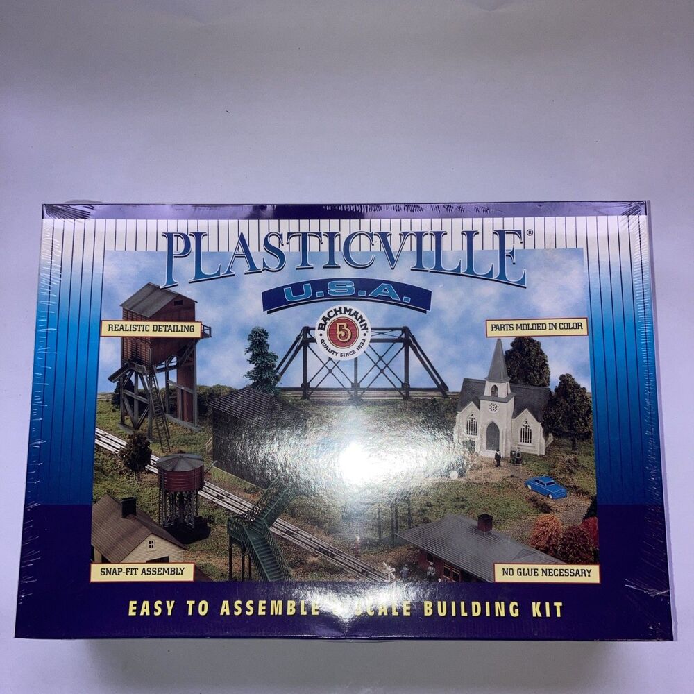 Bachmann Plasticville USA O Scale Airport Terminal #45985 Building Kit with Box